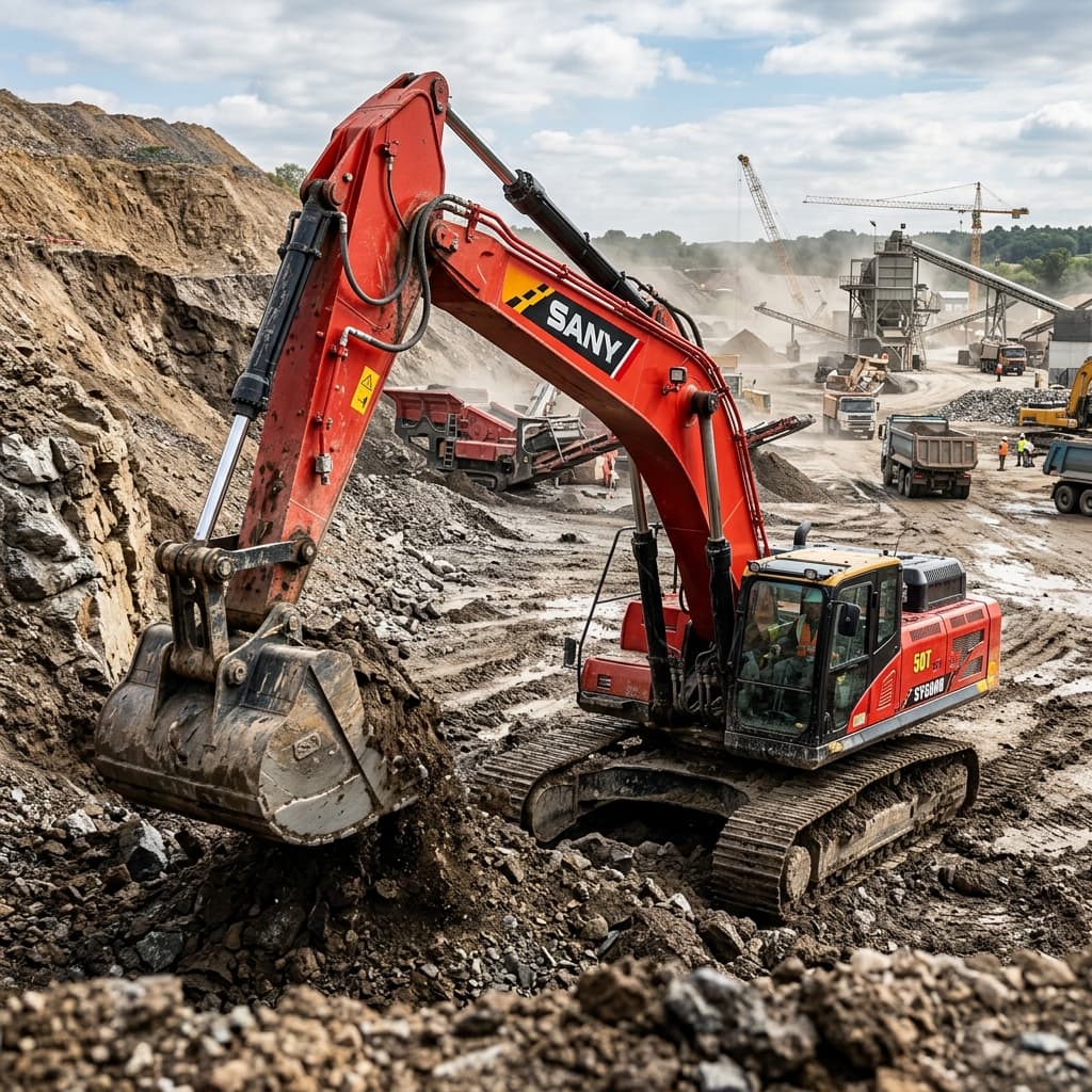 SANY SY500H Тяжелый экскаватор - official distributor in Uzbekistan