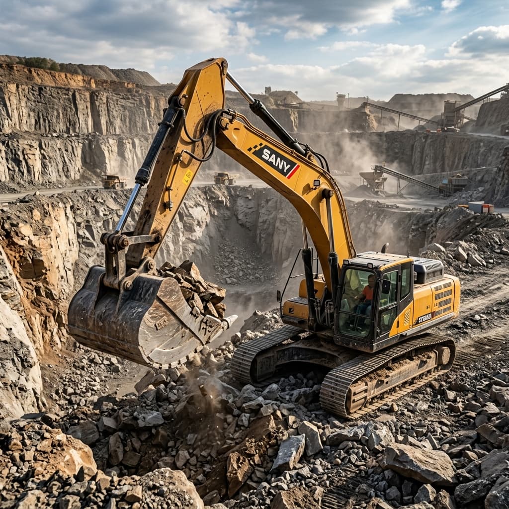 SANY SY365H Тяжёлый экскаватор - official distributor in Uzbekistan